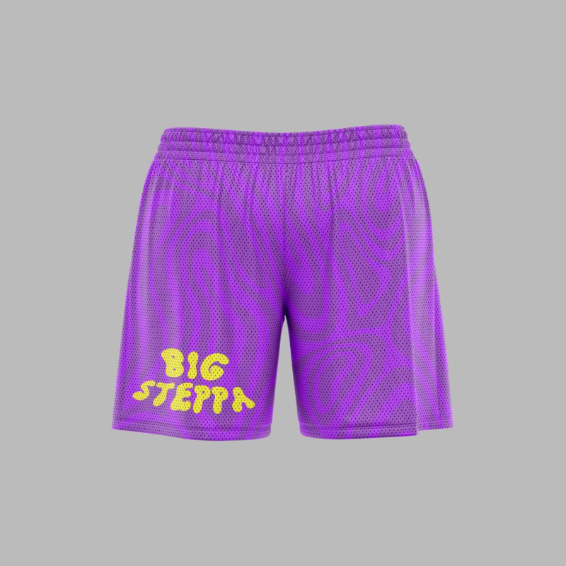 BIG STEPPA SHORTS - PURPLE